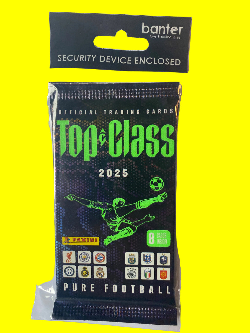 Topps Class 2025 Panini Pure Football 8 Card Sealed Pack - Bundle of 3