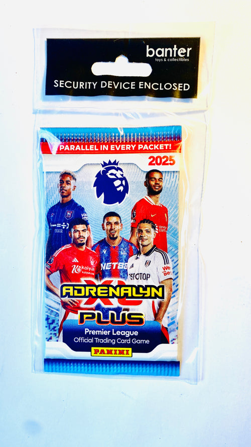 2025 Panini Adrenalyn XL Plus Premier League Trading Card Game - Bundle of 4 Sealed Packs