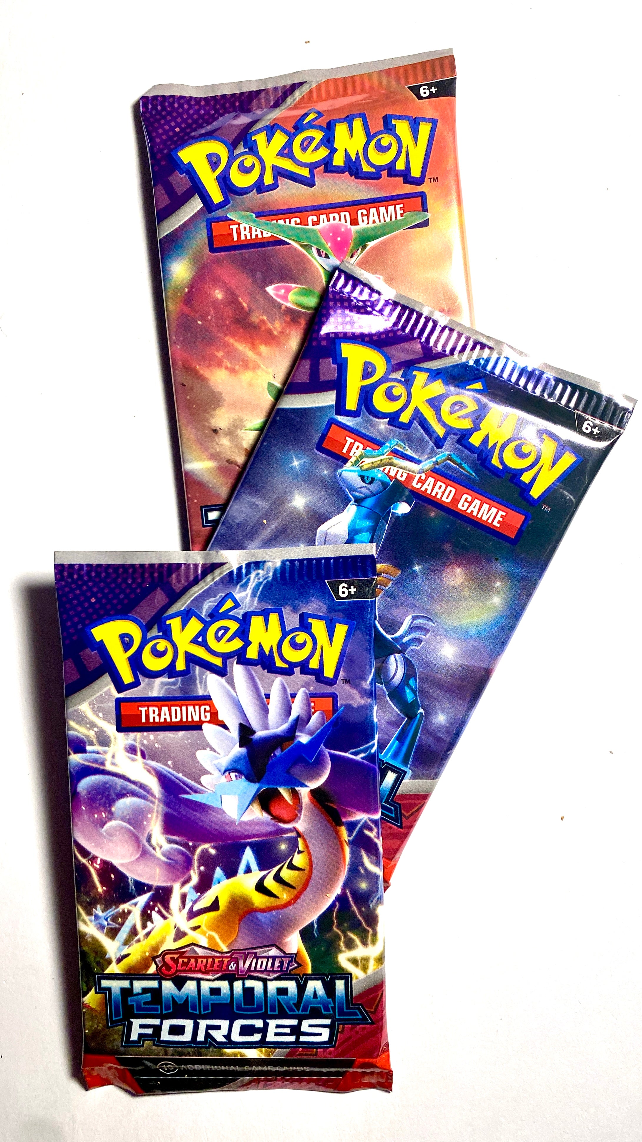 Pokémon Temporal Forces Booster Pack - Bundle of 3