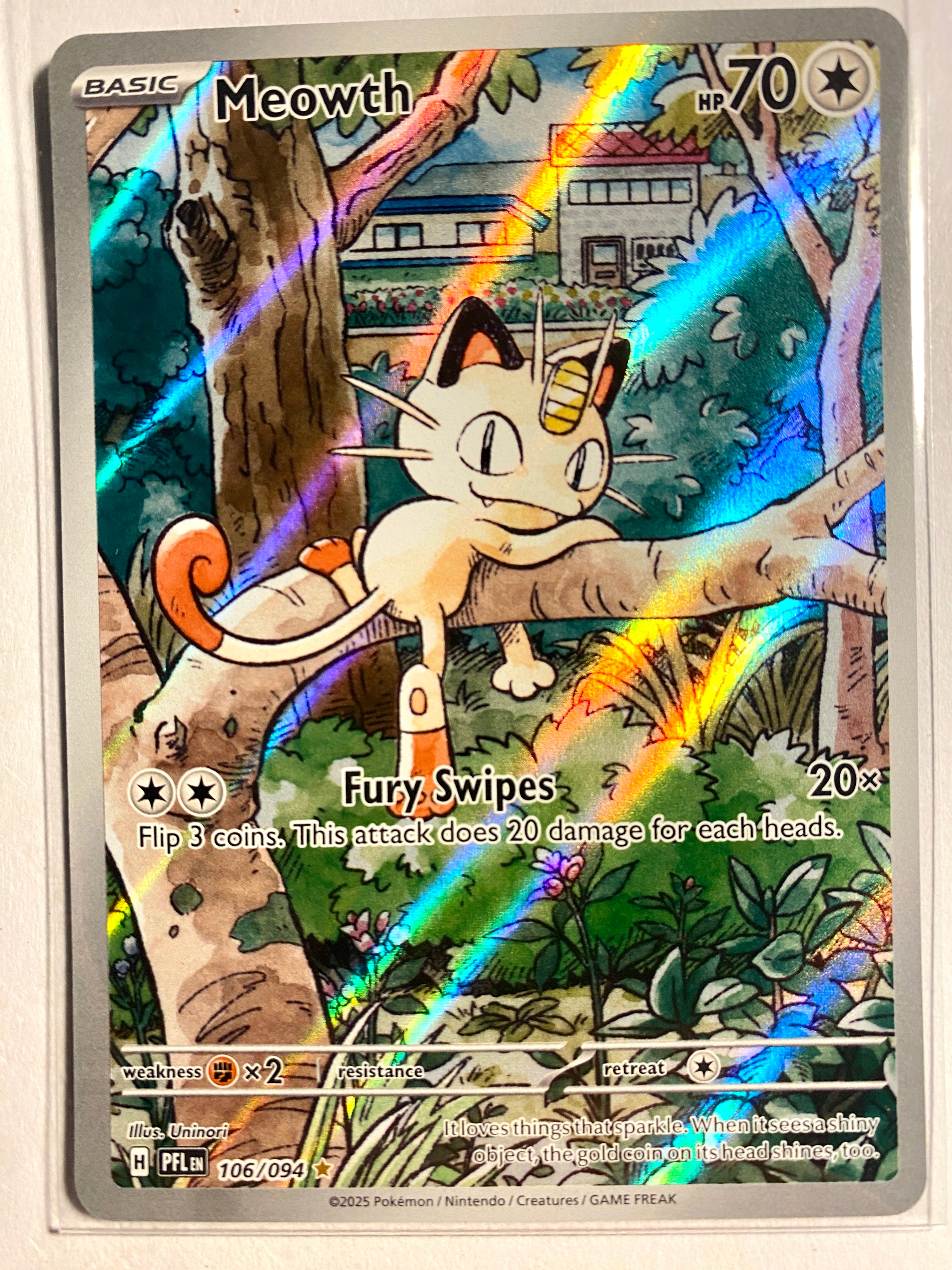 Meowth 106/094 Special Art Rare (SAR) - Near Mint (2025)